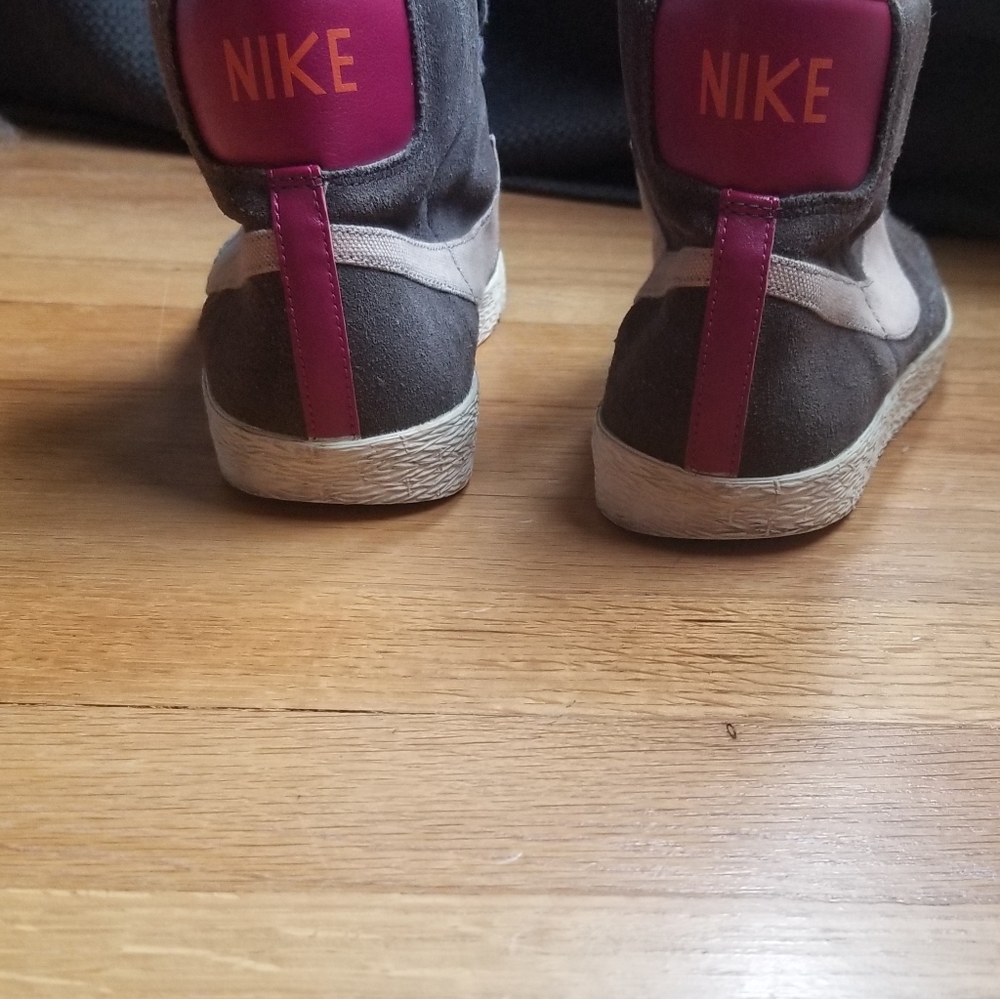 Vintage 2013 Suede Nike Mid Blazer Hi Tops - Picture 6 of 9
